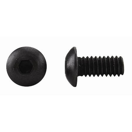 M4 Socket Head Cap Screw, Black Alloy Steel, 15 Mm Length